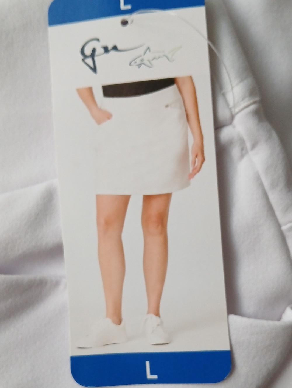 NWT Greg Norman White Stretch Skort Golf Tennis Sz Large - Picture 8 of 10